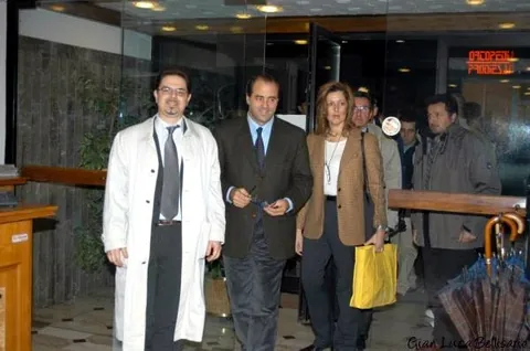 Gian Luca Bellisario con il magistrato e politico Antonio Di Pietro