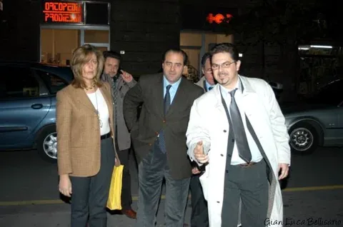 Gian Luca Bellisario con il magistrato e politico Antonio Di Pietro